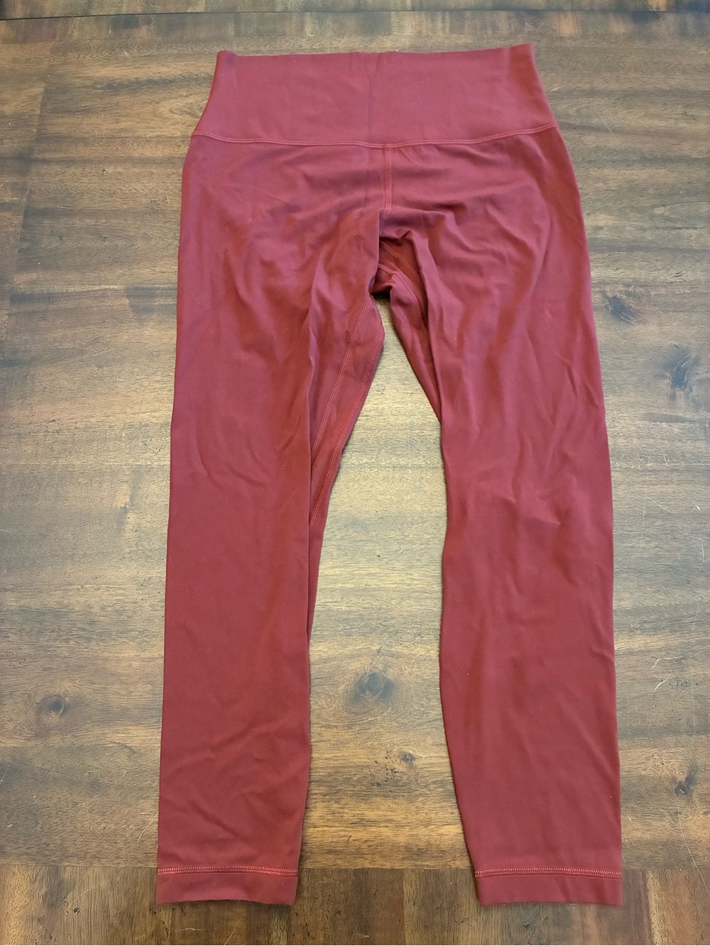Lululemon Align Leggings Women’s 10 High Rise Pant 25” Red Maroon